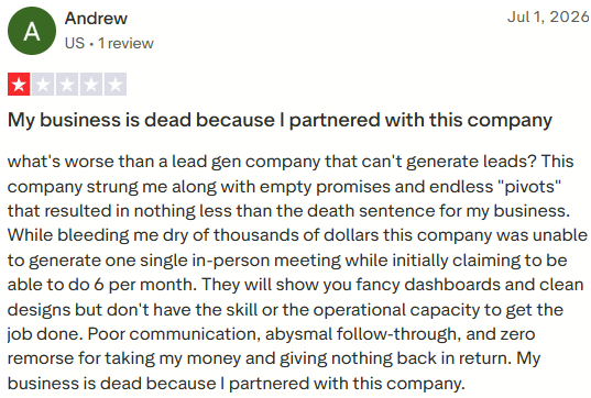 Review screenshot: Program adjustments and early release
