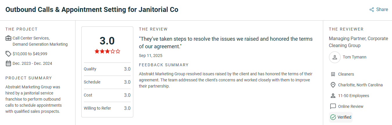Review screenshot: Early-stage performance concerns