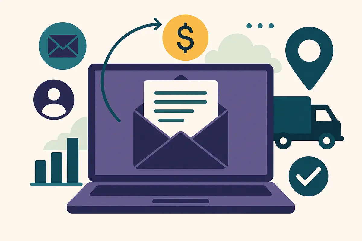 Illustration: Email marketing for logistics companies