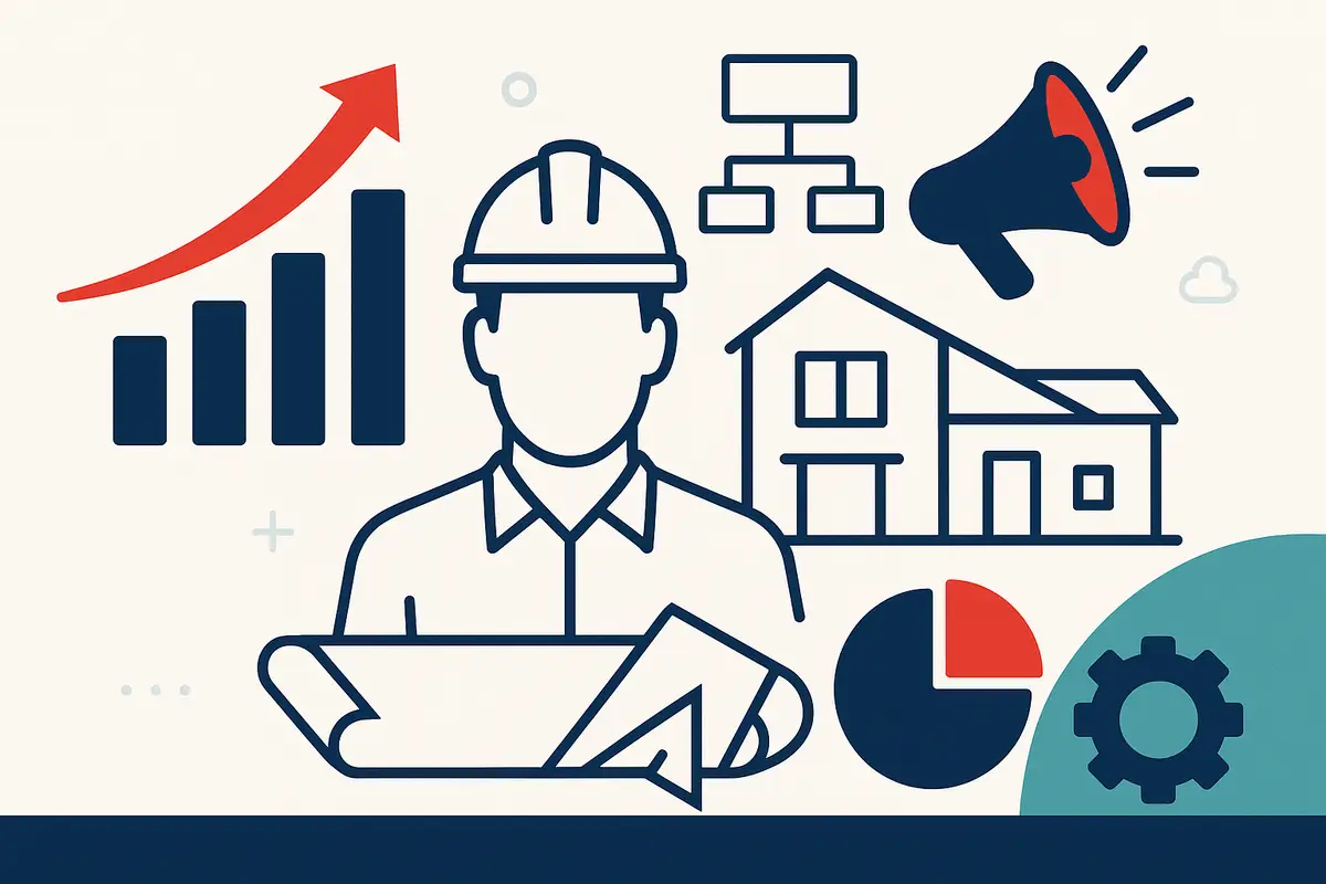 Illustration: Demand generation for architectural firms