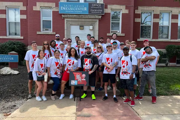 The Abstrakt crew on Give Back Day 2023
