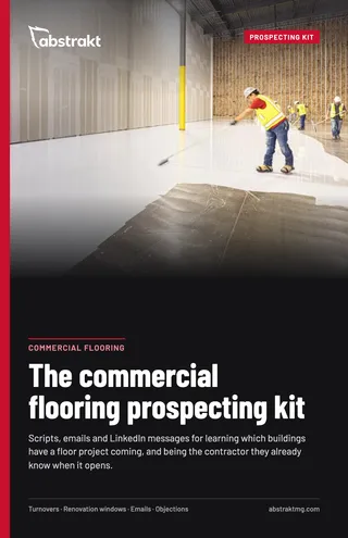 Cover of The commercial flooring prospecting kit