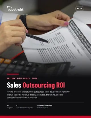 Cover of The Essential Guide to Sales Outsourcing ROI