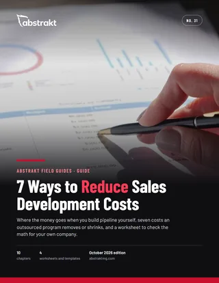 Cover of 7 Ways Abstrakt Helps Sales Teams Reduce Costs