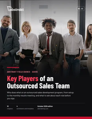 Cover of Key Players of an Outsourced Sales Development Team