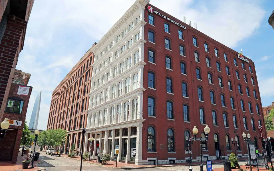 The Abstrakt building in downtown St. Louis, home of the sales floor