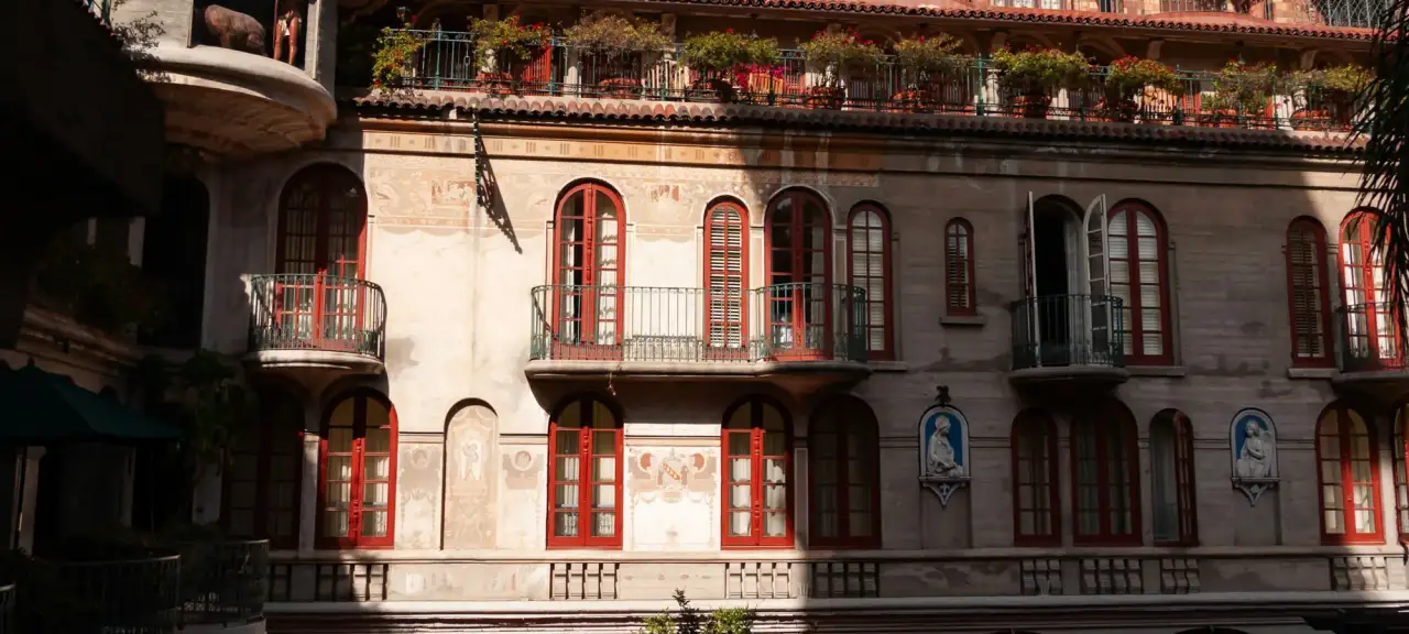 The historic Mission Inn in downtown Riverside