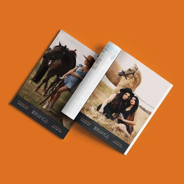Advertisement designed for Studio Branca