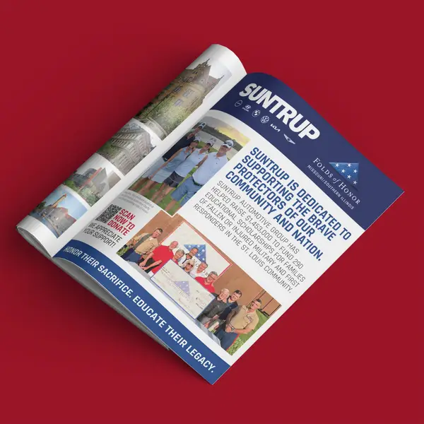Advertisement designed for Suntrup Automotive Group