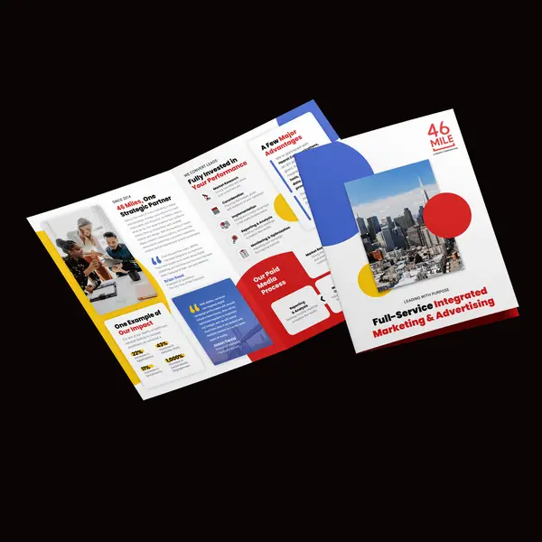 Brochure designed for 46 Mile