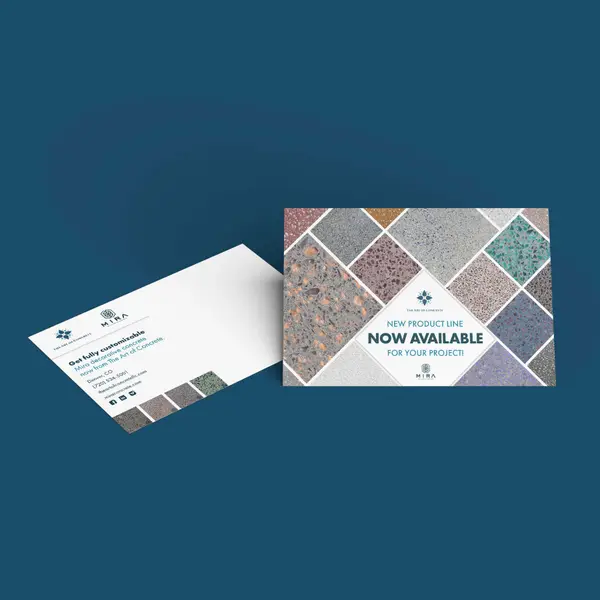 Direct mail piece designed for Art of Concrete