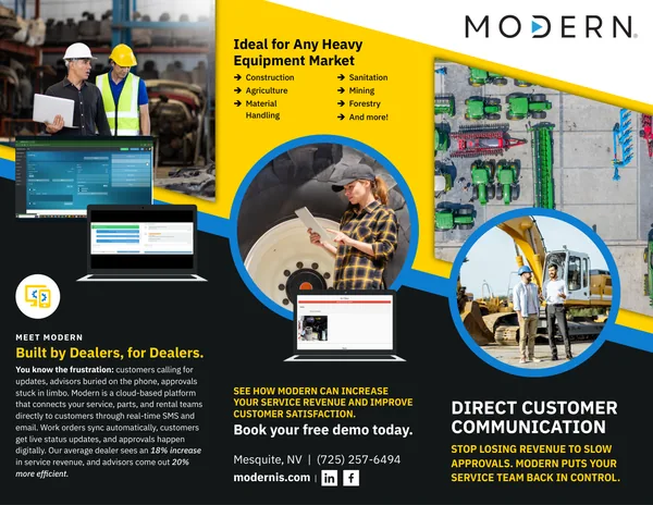 Brochure designed for Modern