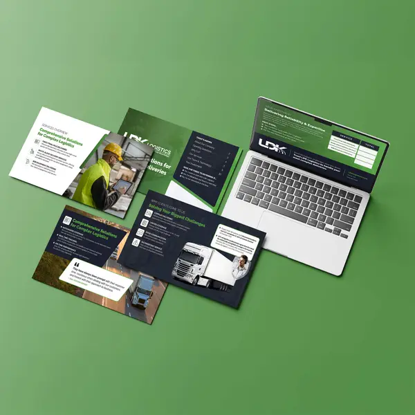 Pitch deck designed for LDK Logistics