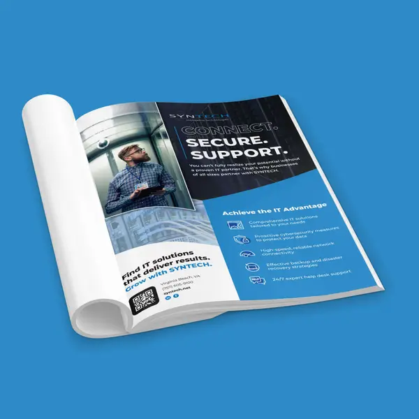 Print ad designed for Syntech