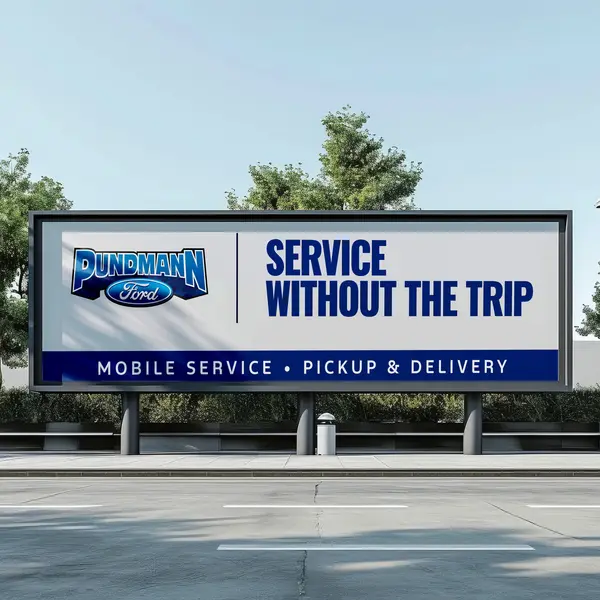 Billboard designed for Pundmann Ford