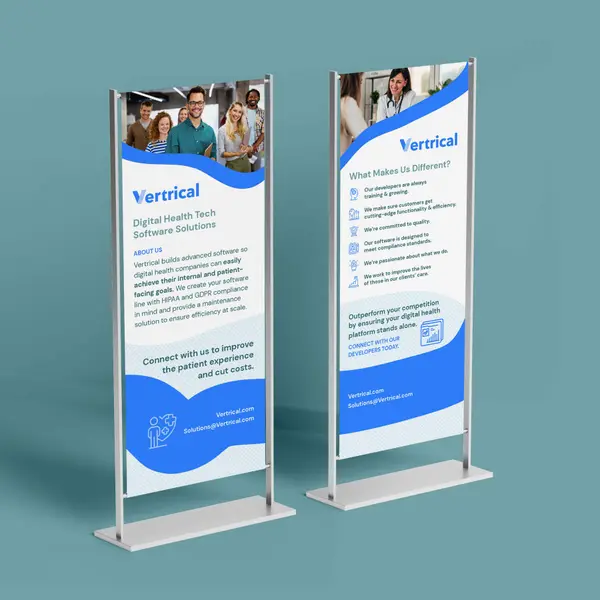 Banner signage designed for Vertrical