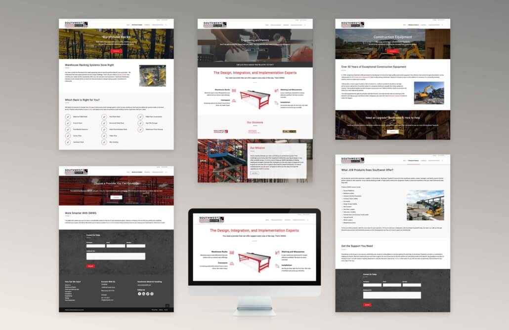 Website Design Southwest Material Handling