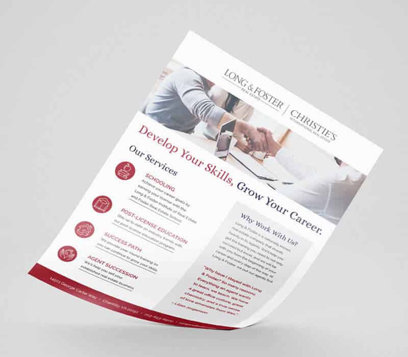 Marketing Collateral Long & Foster B2B Sell Sheet