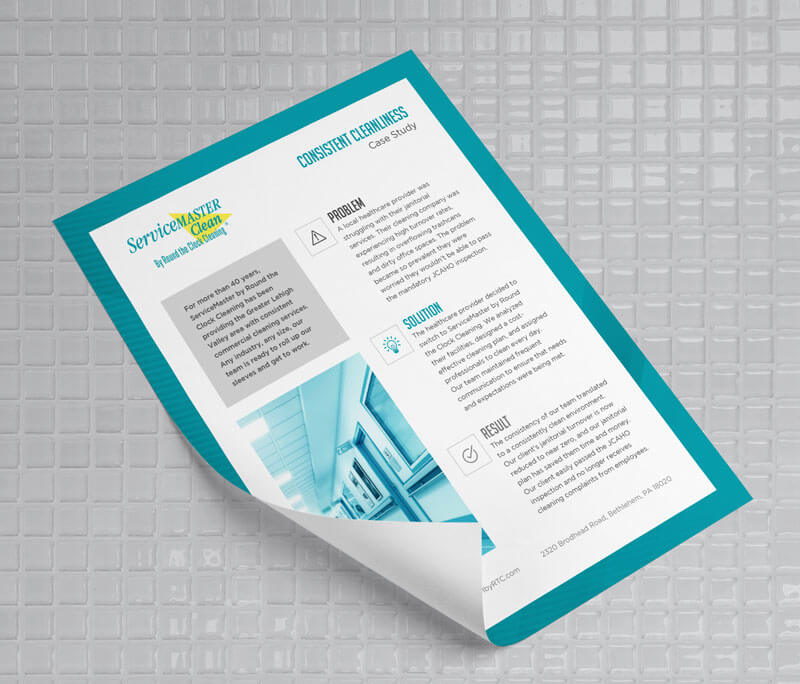 Marketing Collateral ServiceMaster B2B Case Study