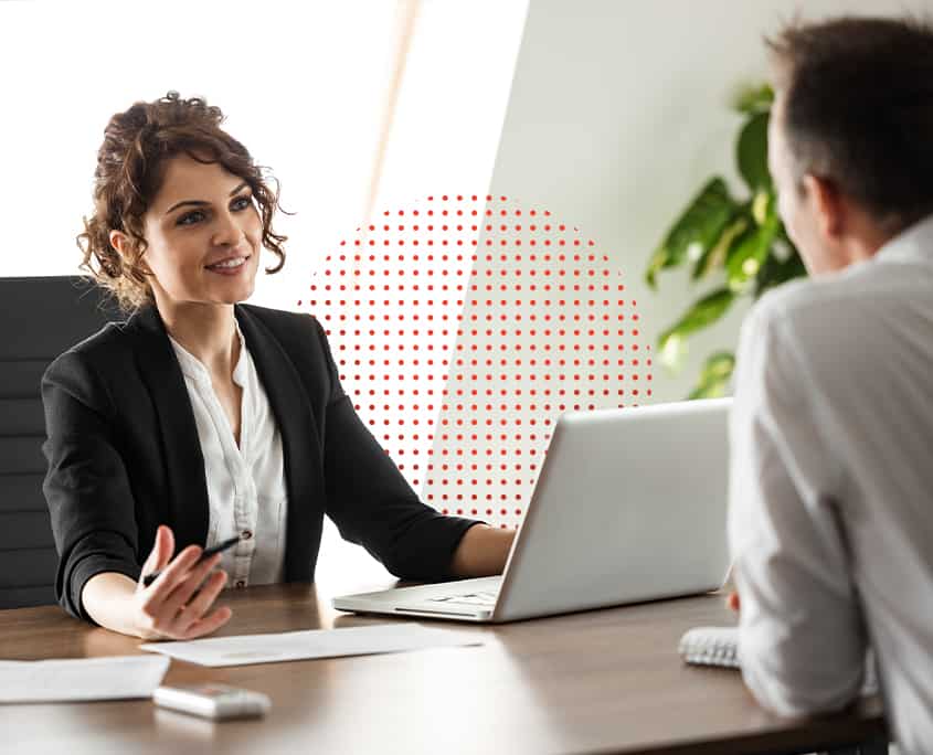 HR Consultant meeting with Client