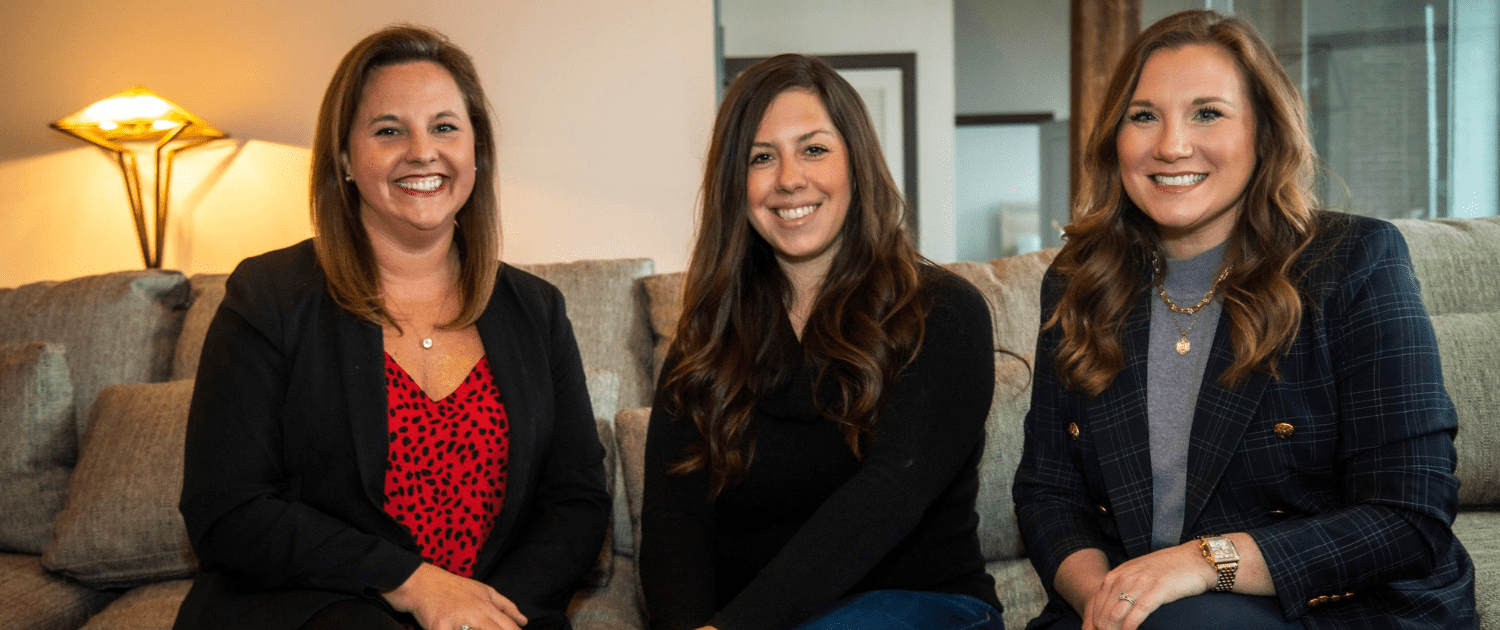 Jamie Schneider, Melanie Clark and Alicia Haas