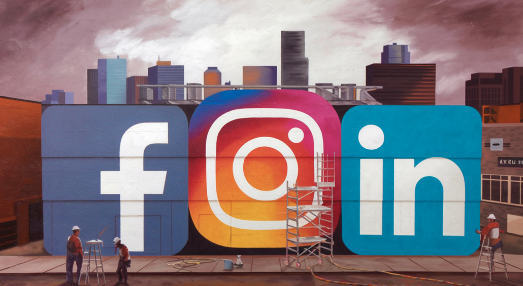 social media painting