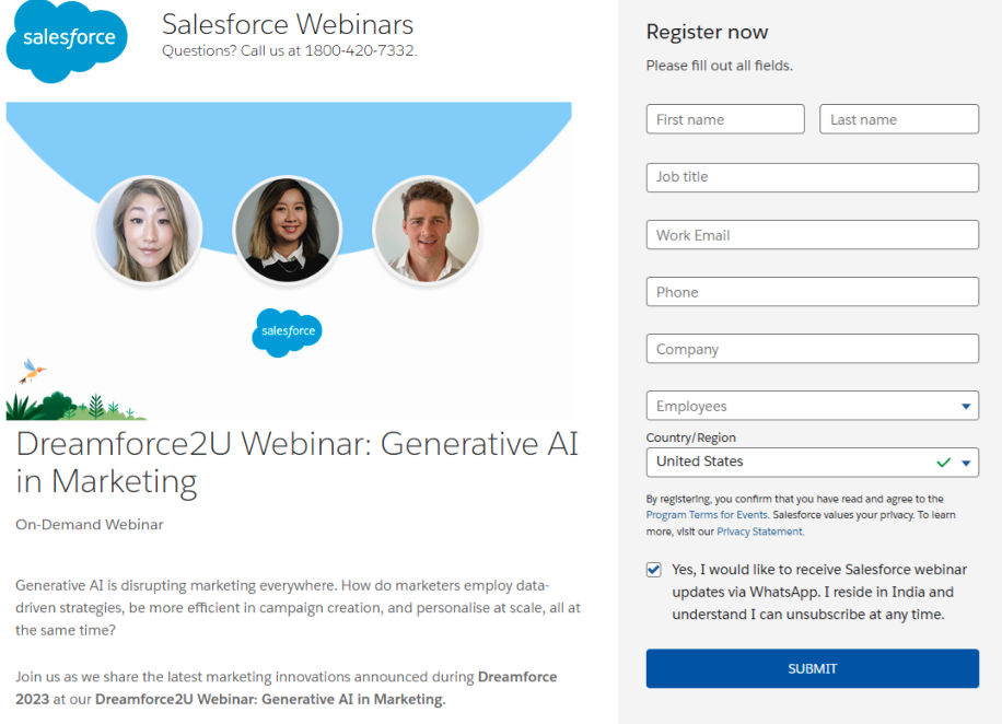 salesforce webinar