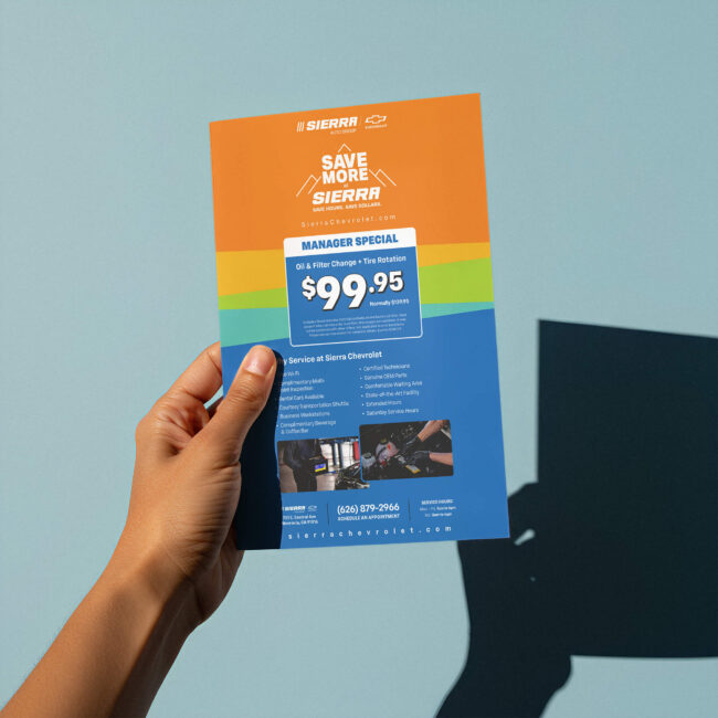 Sierra Chevy Direct Mail