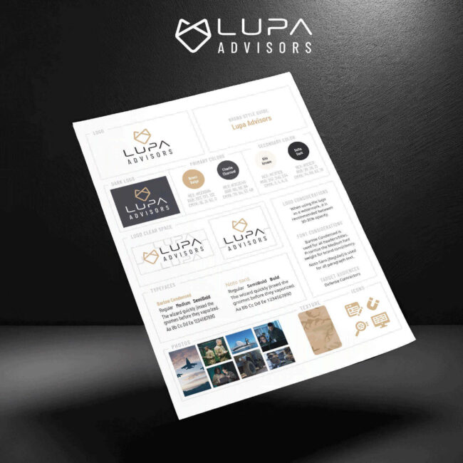 Lupa Advisors Branding