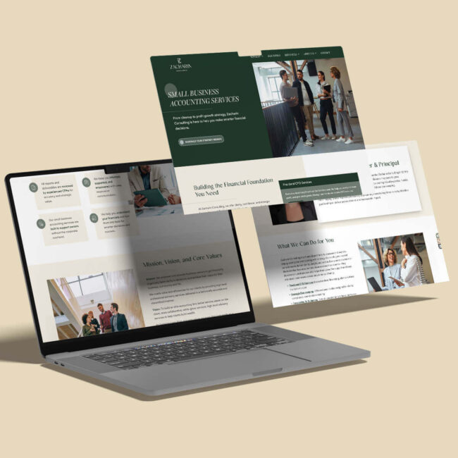 Zacharin Consulting Website