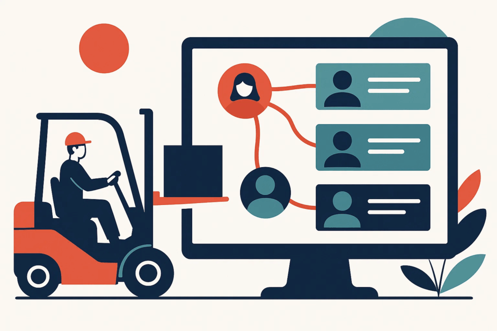 Curated visual reference: Gallery Detail: Linkedin Lead Generation For Material Handling Connect With Decision
